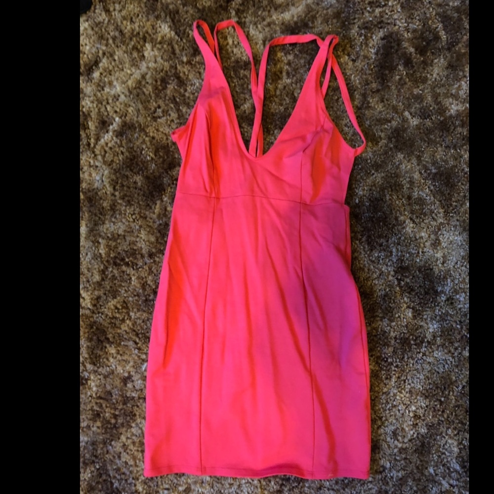 Mini backless dress